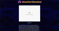 Desktop Screenshot of mannafestdimensions.org