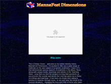 Tablet Screenshot of mannafestdimensions.org